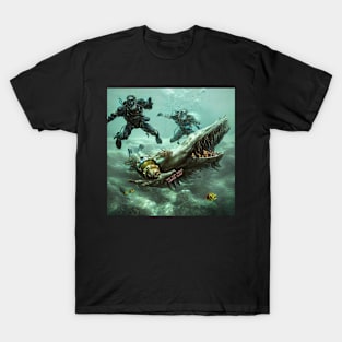 Underwater monster Untold stories T-Shirt